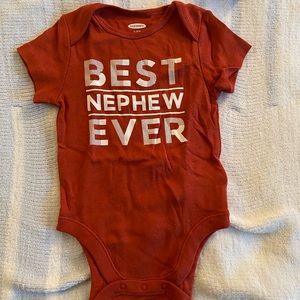 🧡 Adorable Nephew Onesie